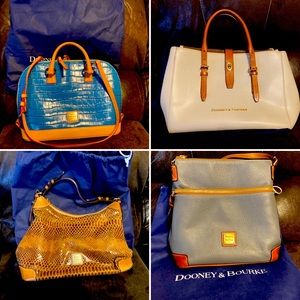 4 Dooney & Bourke Purses! Selling together:)